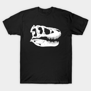 Tarbosaurus fossil skull T-Shirt